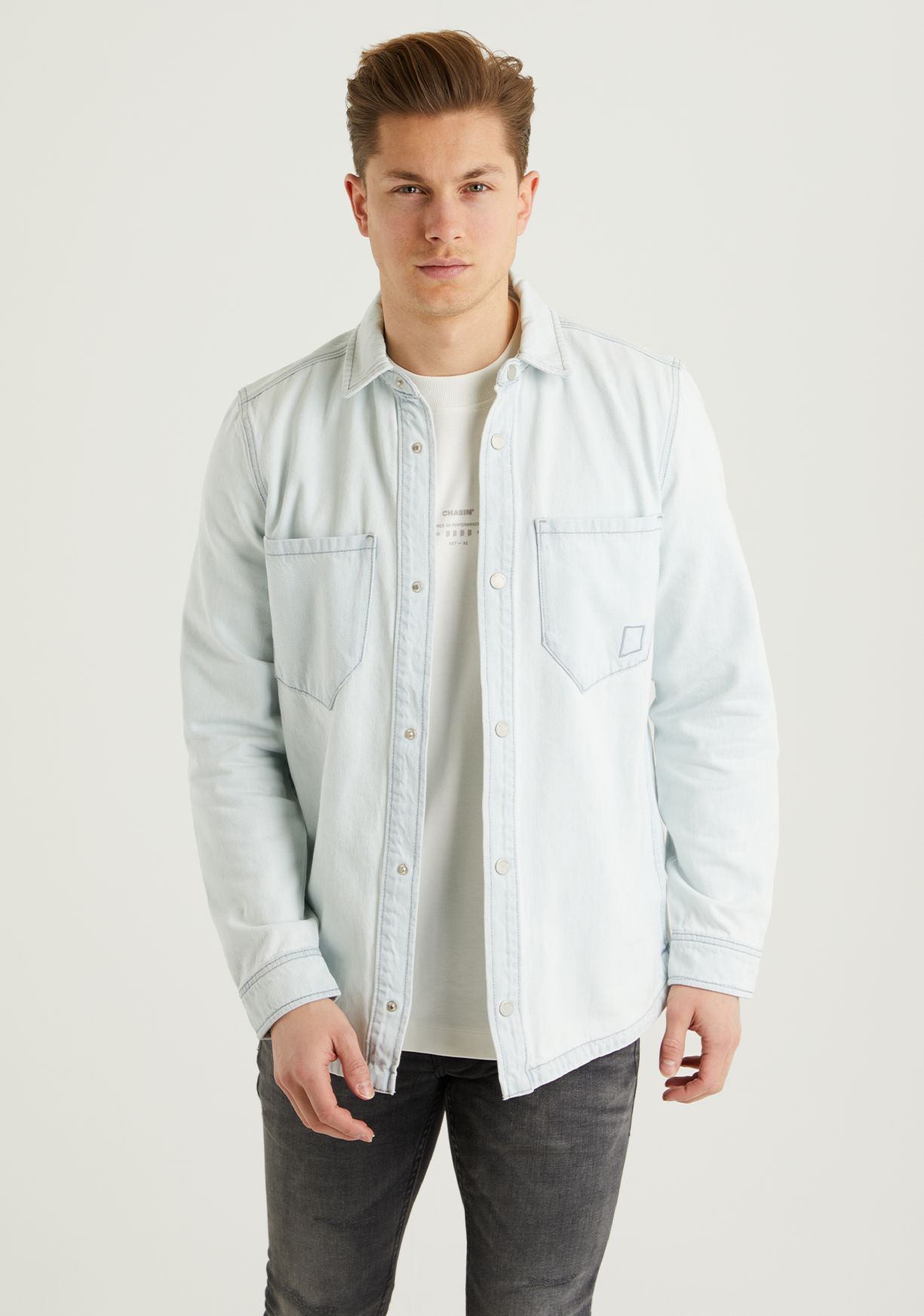 Jackets & Overcoats | Long sleeve denim shirt 👕 | Freeup